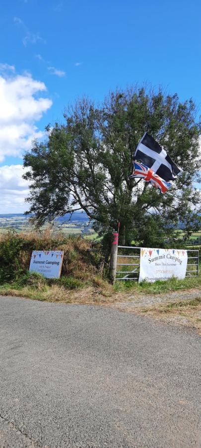 Summit Kit Hill Cornwall Panoramic Views Grass Pitch From 15pn Or Bella Bell Tent 75pn Campsite