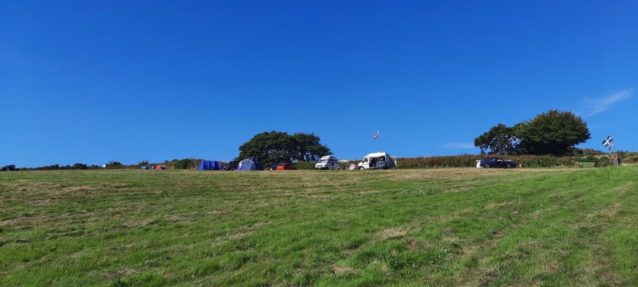 Summit Kit Hill Cornwall Panoramic Views Grass Pitch From 15pn Or Bella Bell Tent 75pn